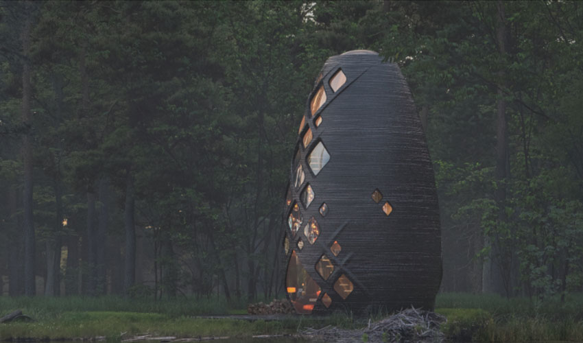 TERA, the futuristic and sustainable home developed by AI SpaceFactory