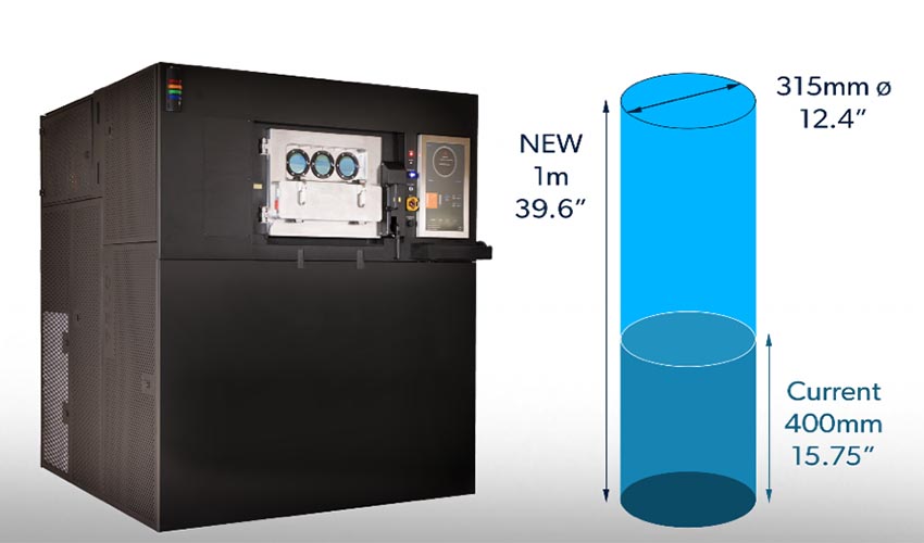 Knust-Godwin uses VELO3D’s metal AM system to create meter-tall parts