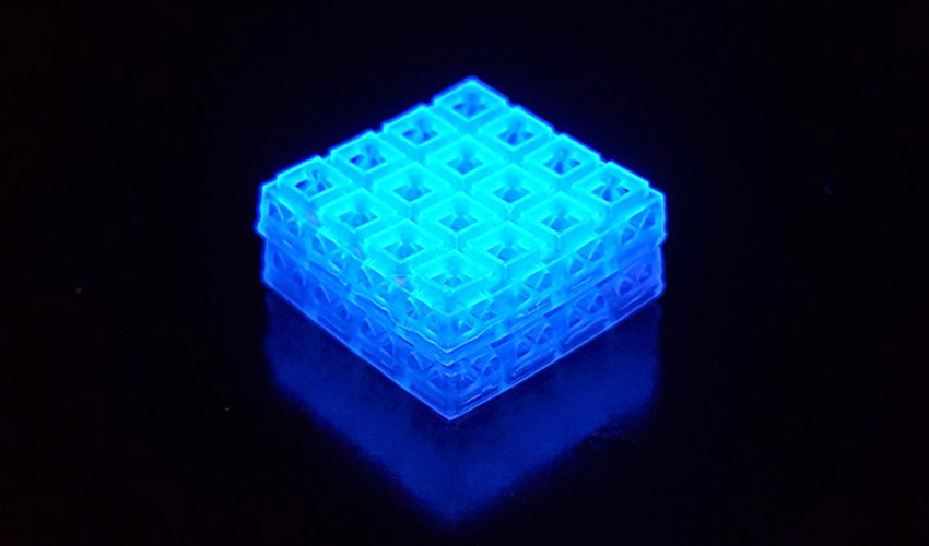 3D printed bone bricks