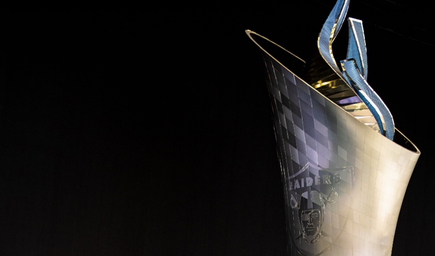 Las Vegas Raiders stadium torch, the world’s tallest 3D printed structure?
