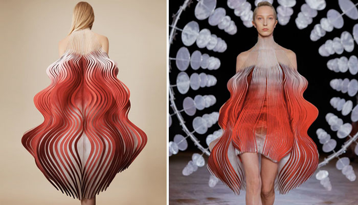 The 3D printed dress, "Synthesis"
