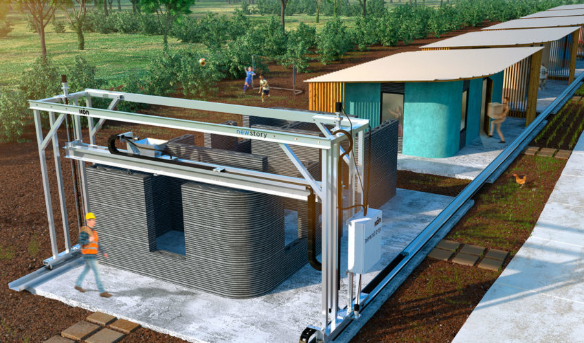 Concrete 3D printer