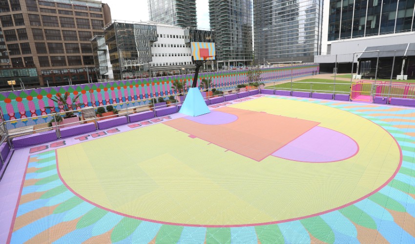 Yinka Illori Makes London’s First 3D Printed Basketball Court