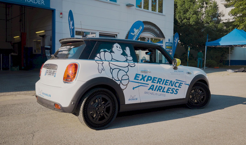 Michelin’s Uptis Airless Tire is Officially on the Road!