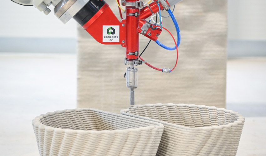 #3DStartup: From Vases to Facades—Concrete 3D On the Many Possibilities for 3D Printing With Concrete