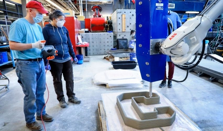 Cornell University Has Purchased A 3D Printing Robot for More Sustainable Construction