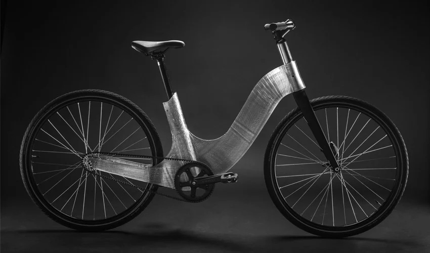 A New 3D Printed Bicycle Frame Made With Recycled Polycarbonate