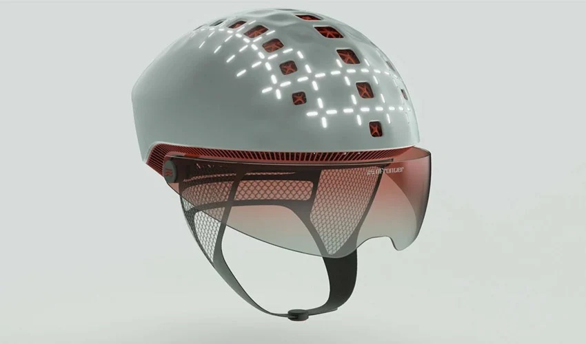 PYLO: The Smart Bike Helmet That Integrates 3D Printing