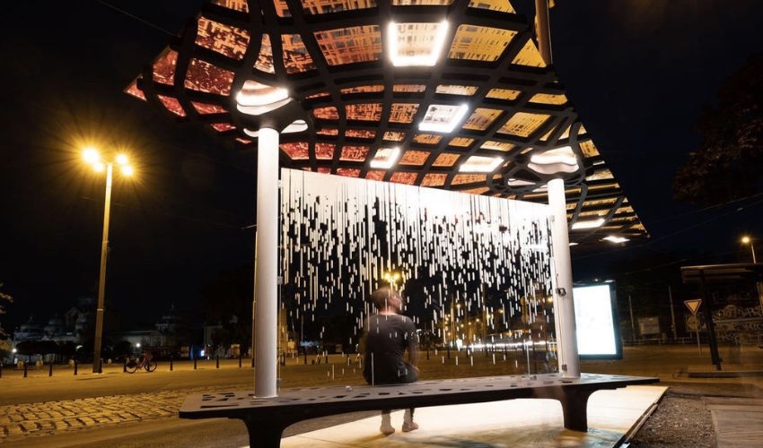Prague Receives its First 3D Printed Tram Shelter