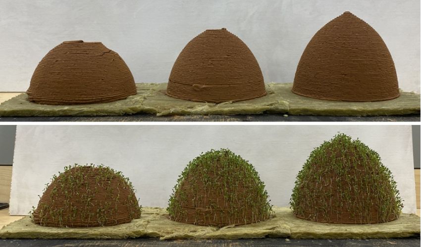 3D Printing Can Be Done With Soil and Seeds