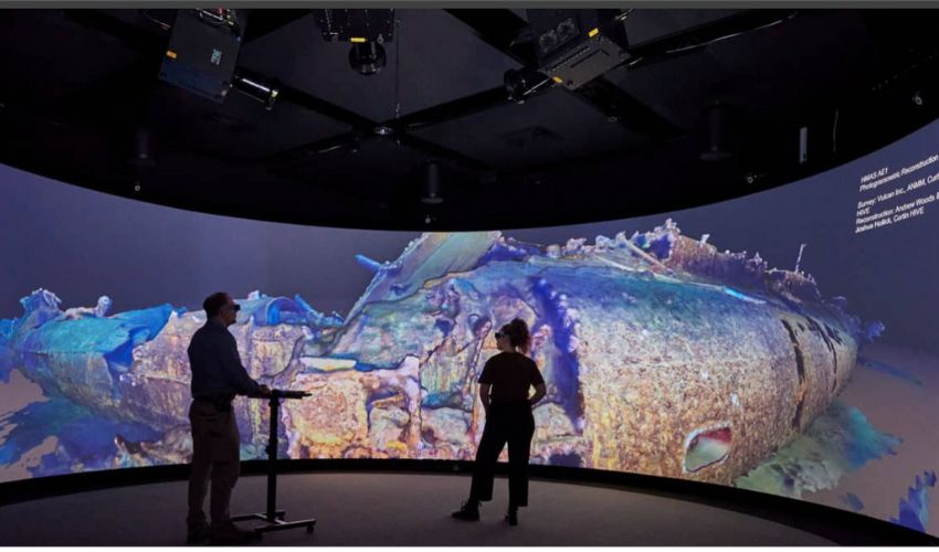 Photogrammetry Used for Exhibition Of Naval Shipwreck