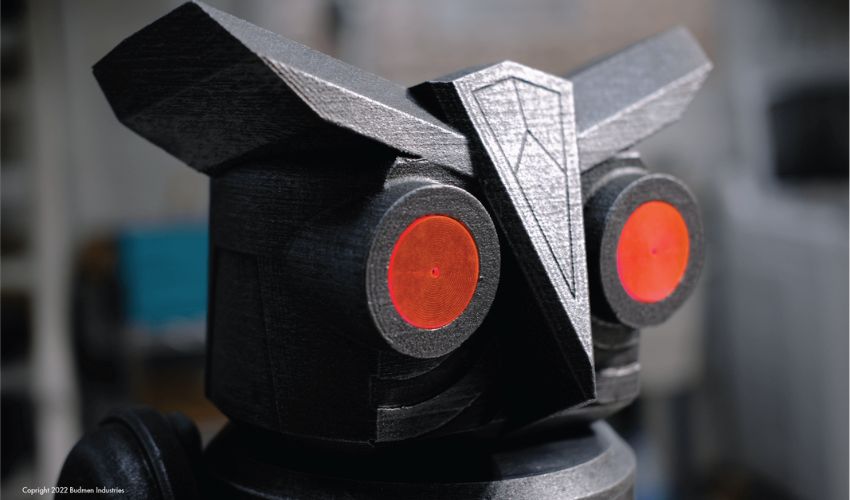 Robotic Owl Created With 3D Printing For Hulu Film