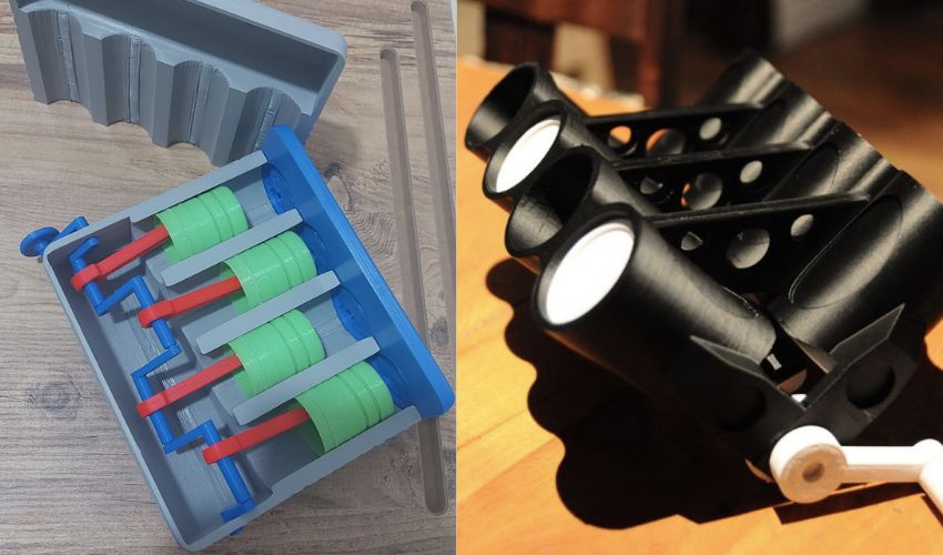 3D Printed Engines: Industry Projects and Miniature Models
