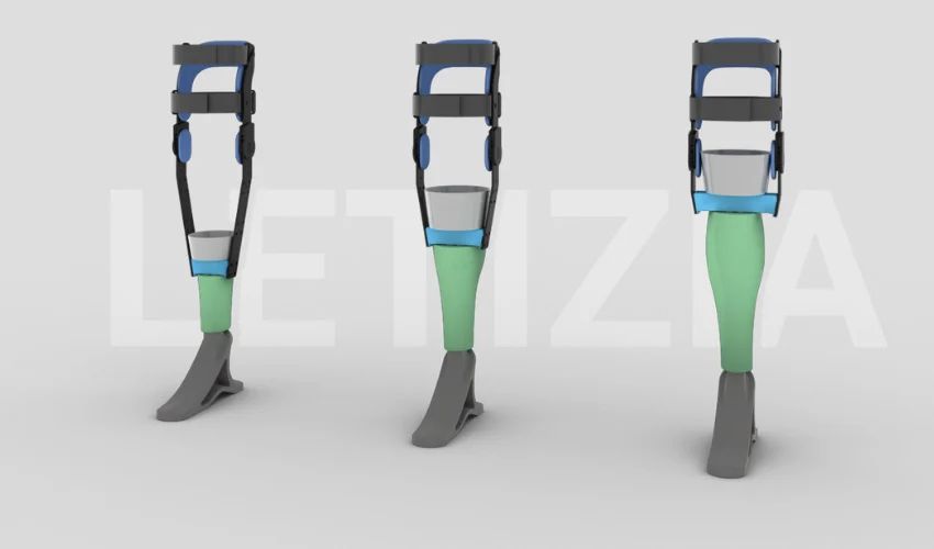 3D Printed Prosthetic Leg, ‘Letizia’, Created For Ukrainian War Victims