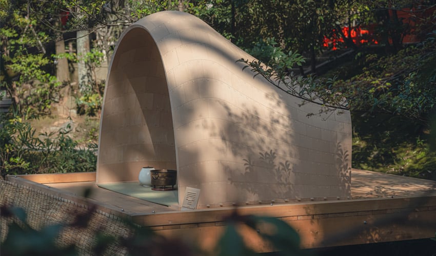 This Japanese Pavilion is Made From 900 3D Printed Panels