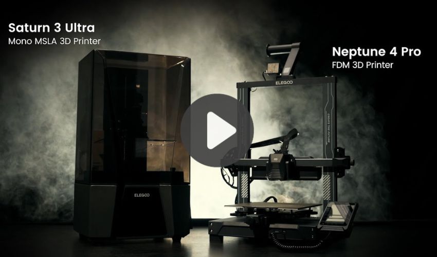 Top 5 Videos: Elegoo Showcases Saturn 3 and Neptune 4 Series 3D Printers