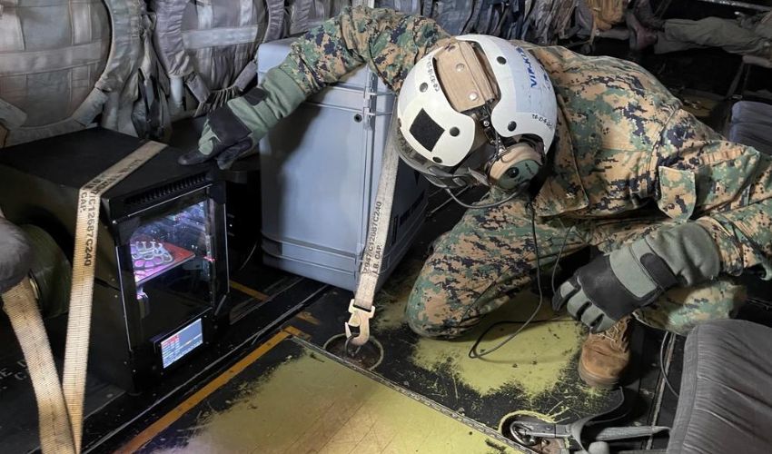 Marines Have Successfully Demonstrated 3D Printing In-Flight for the First Time