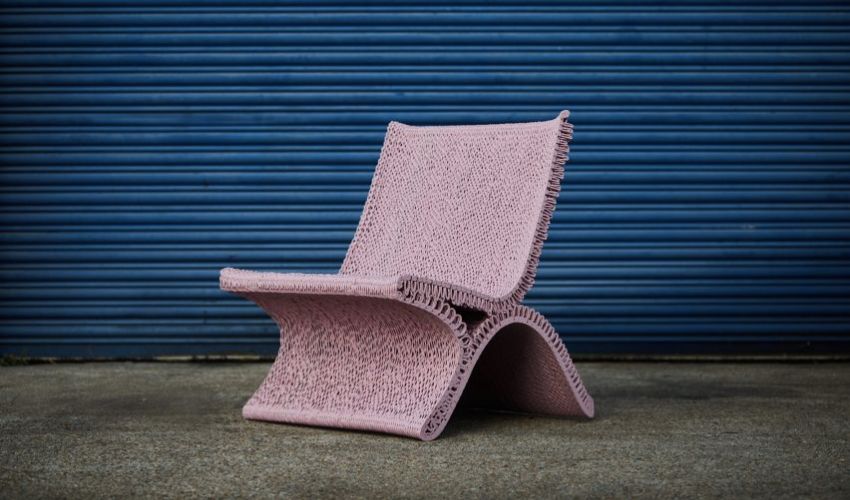 Digitally Woven Series Re-Recycles Plastic Into 3D Printed Creations