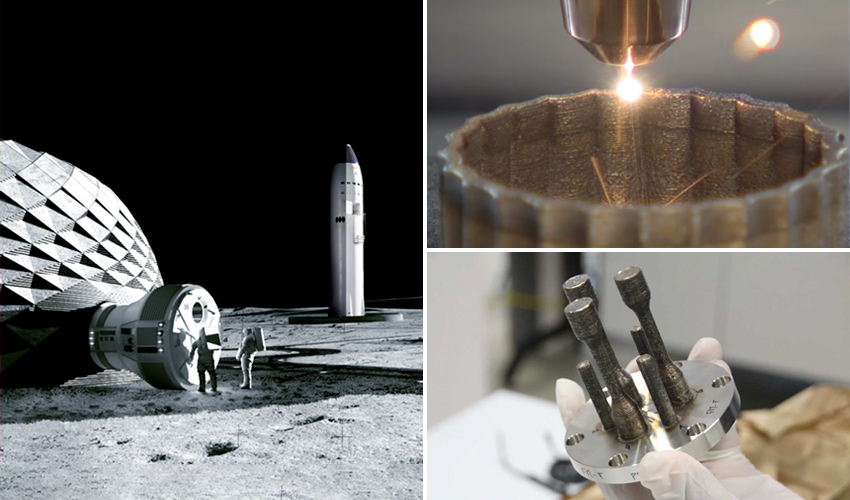3D printing in space
