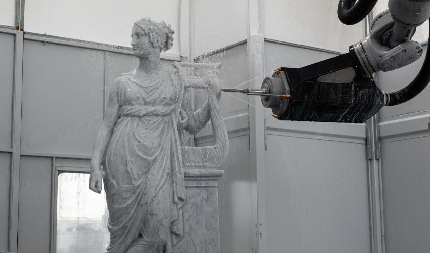 Meet ROBOTOR, the Robotic Sculptor of Marble Statues