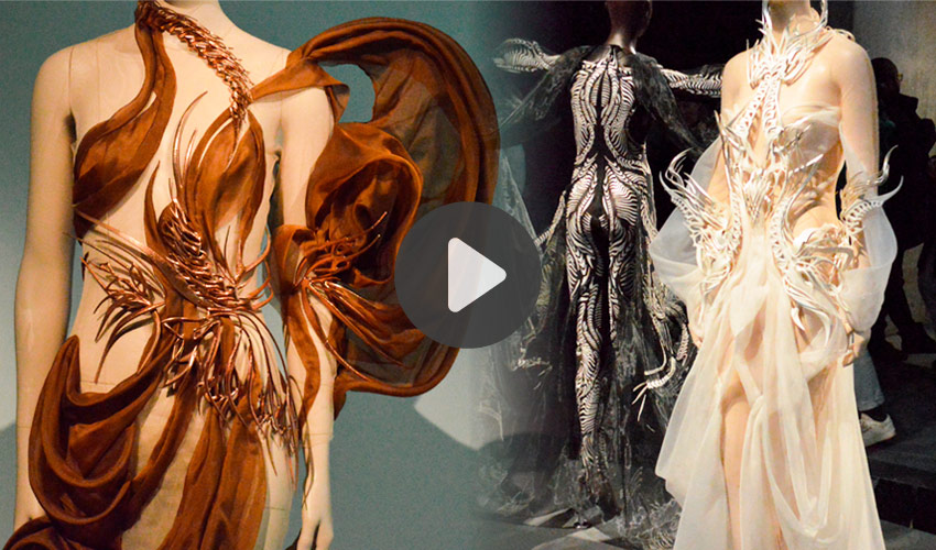 Top 5 Videos: 3D Printed Fashion in the Heart of Paris