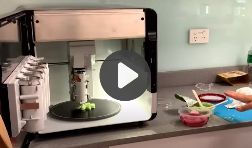 Top 5 Videos: Eating 3D Printed Food Tailored For Dysphagia Patients