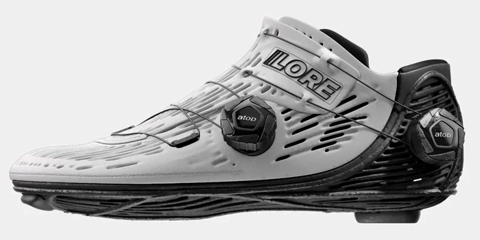 A 3D printed cycling shoe from Lore