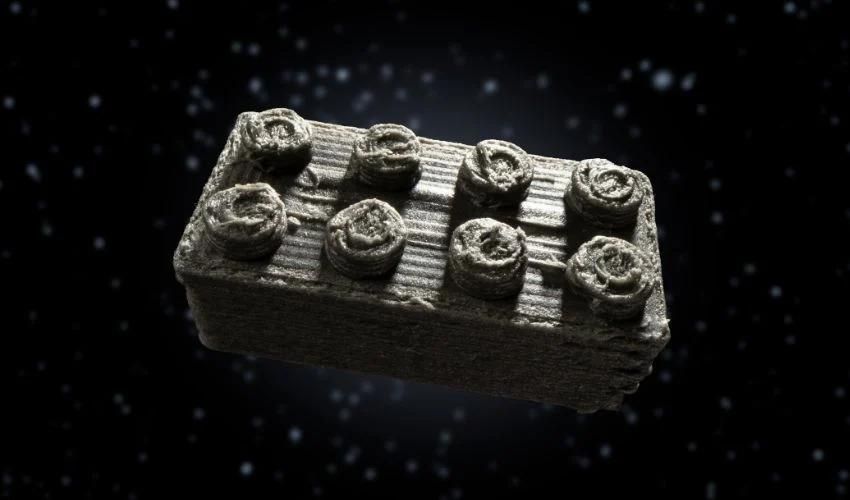 LEGO 3D Prints Bricks from Regolith to Promote Space Exploration