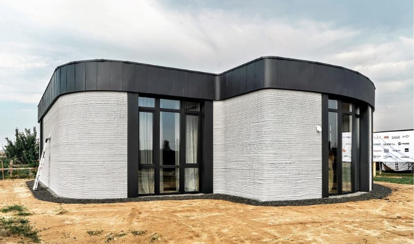 3D printed house in Ukraine