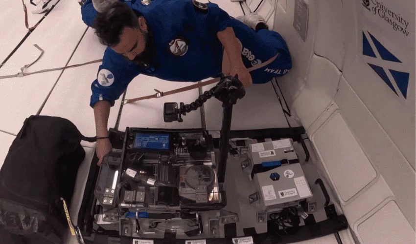 Space Factories zero gravity 3d printing