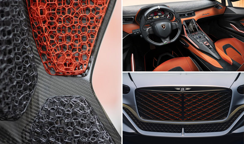 3D printed car interior