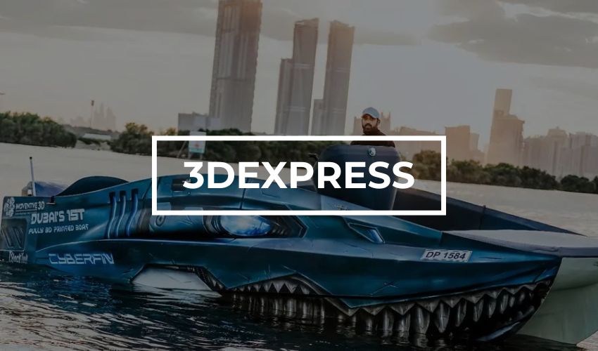 Fully 3D printed boat
