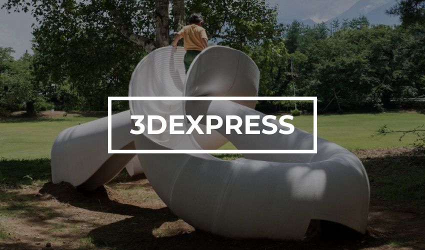 3D printed Möbius Strip play structure