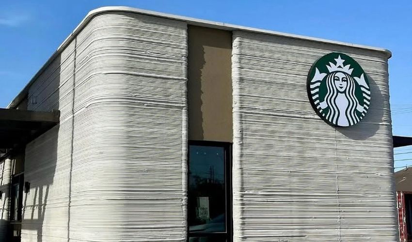 3D printed Starbucks