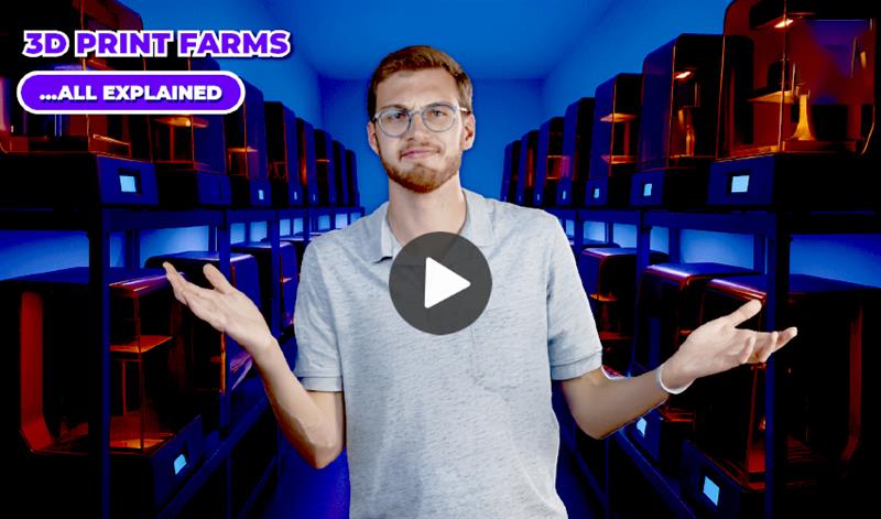 Top 5 Videos: Exploring 3D Print Farms and Automation
