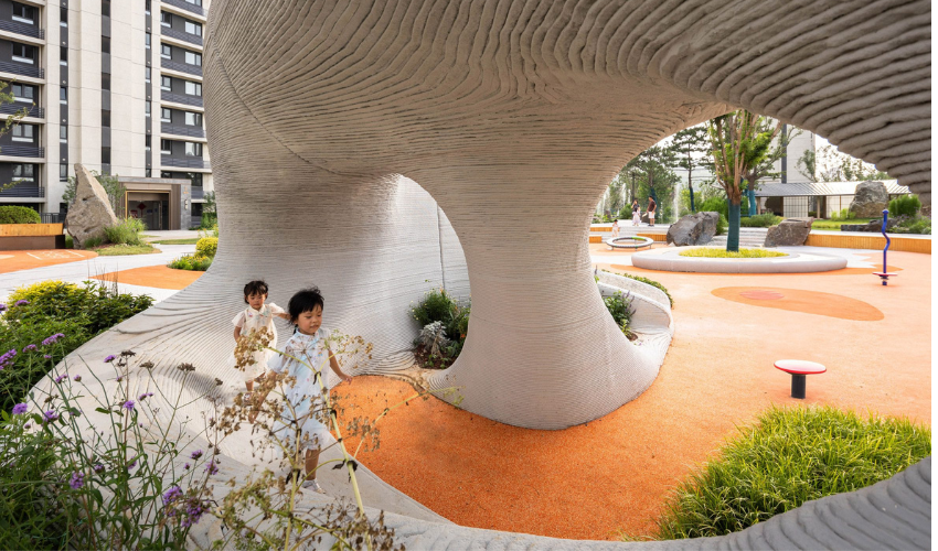 XISUI 3D Printed Boulder Park in Shandong, China.