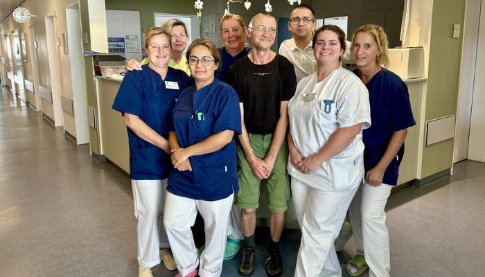 The dedicated care and medical team behind the breakthrough surgery