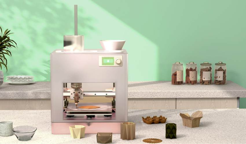 MIT Students Create 3D Printer That Turns Food Waste into Functional Objects
