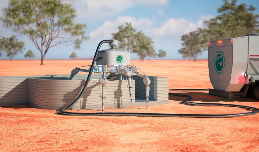 Australian Robot Spider Could 3D Print a House in a Day