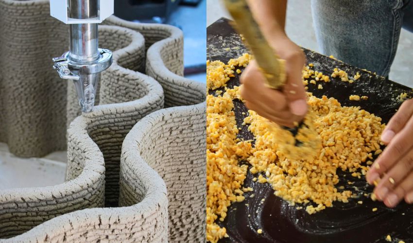 3D printing corn waste