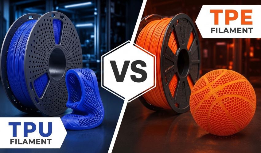 TPE vs TPU Filament: Choosing the Right Flexible Material