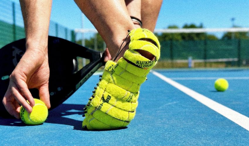 SLICE: Used Tennis Balls Turned into Sneakers