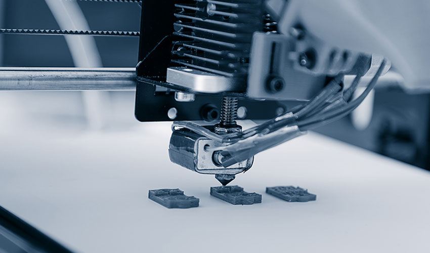 A material that change the shape and colour of 3D printed parts