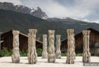 Concrete Choreography: Nine Unique 3D-Printed Pillars