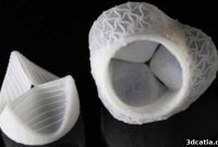 3D-Printed Silicone Heart Valves