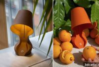 Orange Peel Radiance: 3D Printed Design