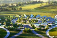 Sunflower Village Shaping Sustainable Futures with 3D Printing