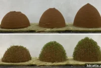 Building Green: 3D Printing with Soil and Seeds