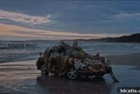Porsche on the Sand: Gdynia’s Baffling Beach Arrival