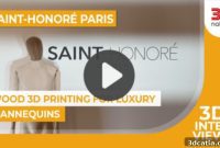 Top 5 Wood 3D Printing Masterpieces by Saint-Honoré-Paris